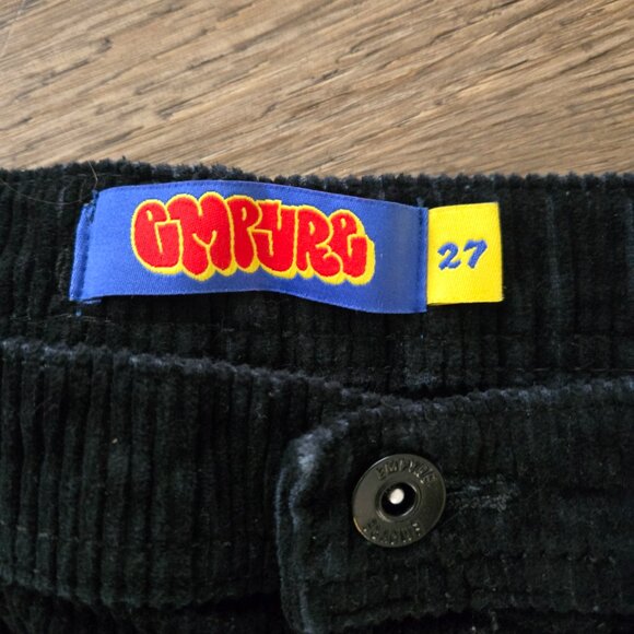 Empyre boys soft cotton black corduroy skater pants - Picture 4 of 6